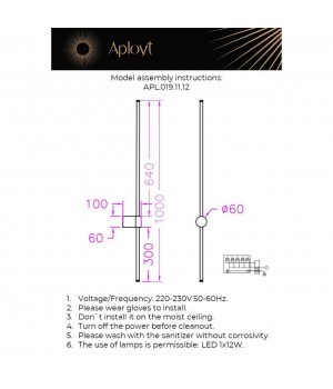 Светильник настенный (Бра)AploytAPL.019.11.12-foto16