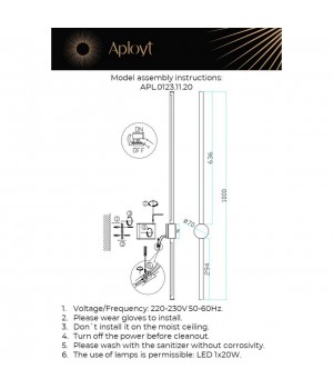Светильник настенный (Бра)AploytAPL.0123.11.20-foto9
