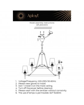 Люстра подвеснаяAploytAPL.840.03.15-foto16