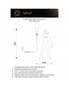 Настольная лампаAploytAPL.309.04.01-foto16