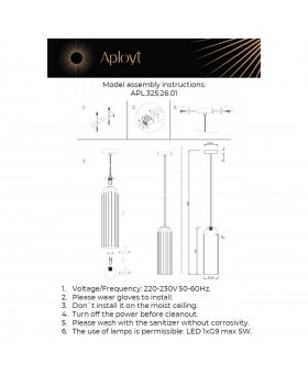 Светильник подвесной Aployt APL.325.26.01-foto16