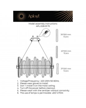 Люстра подвеснаяAploytAPL.028.03.70-foto20