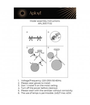 Люстра потолочнаяAploytAPL.300.17.02-foto12