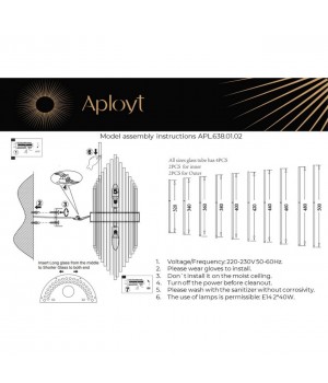 Светильник настенный (Бра)AploytAPL.638.01.02-foto12