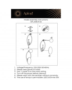 Светильник настенный (Бра)AploytAPL.306.01.02-foto12