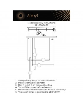 Светильник подвеснойAploytAPL.038.06.50-foto12
