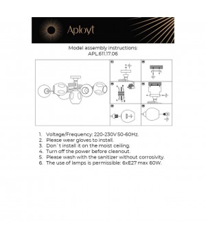 Люстра потолочнаяAploytAPL.611.17.06-foto14