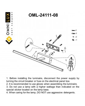 Светильник настенный (Бра)OmniluxOML-24111-08-foto6