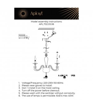 Люстра подвеснаяAploytAPL.702.03.06-foto18