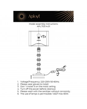Настольная лампаAploytAPL.703.14.01-foto15