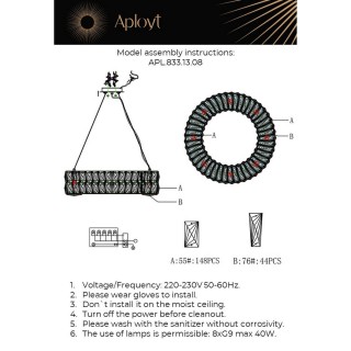 Люстра подвесная Aployt APL.833.13.08-foto16