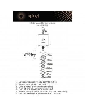 Светильник настенный (Бра)AploytAPL.842.11.01-foto16