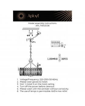 Люстра подвеснаяAploytAPL.749.03.06-foto18