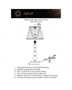 Настольная лампаAploytAPL.704.04.01-foto12