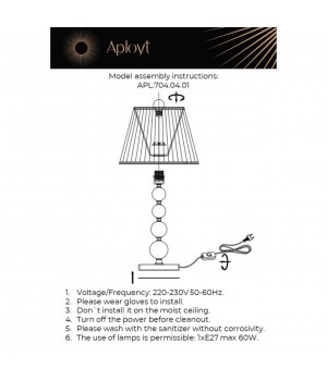 Настольная лампаAploytAPL.704.04.01-foto12