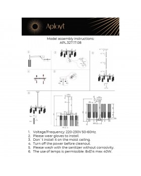 Люстра потолочная Aployt APL.327.17.08-foto17