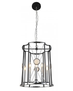 Светильник подвесной Crystal Lux TANDEM SP8 D490 CHROME-foto2