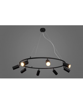 Светильник подвесной Crystal Lux CLT 015C8 D800 BL-foto2