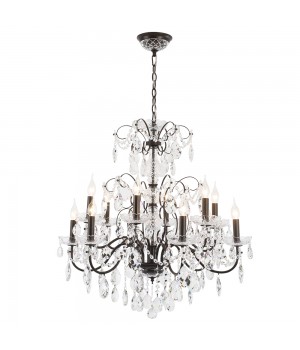 Люстра Crystal Lux ODELIS SP12 BROWN-foto2