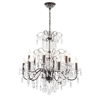 Люстра Crystal Lux ODELIS SP12 BROWN-foto2