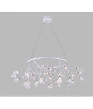 Светильник подвесной Crystal Lux EVITA SP45 D WHITE/TRANSPARENT-foto2
