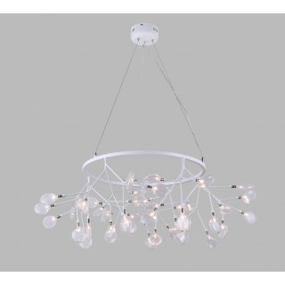 Светильник подвесной Crystal Lux EVITA SP45 D WHITE/TRANSPARENT-foto2