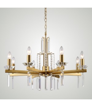 Люстра Crystal Lux MARRON SP8 BRASS-foto2