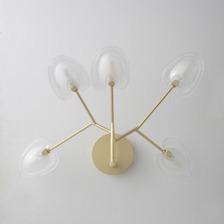 Бра Crystal Lux SOLE AP5 GOLD-foto2