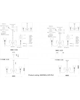 Люстра Crystal Lux MARSELA SP-PL6 NICKEL-foto5