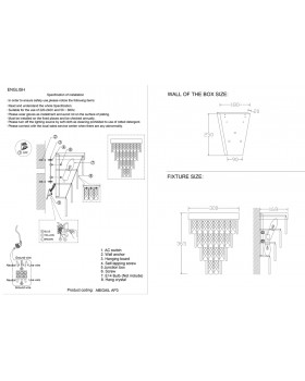 Бра Crystal Lux ABIGAIL AP3 GOLD/TRANSPARENT-foto5