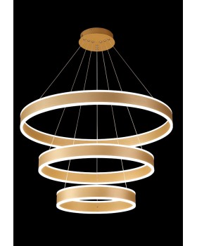 Люстра Crystal Lux MUCHOS SP158W LED D400+600+800 GOLD-foto3