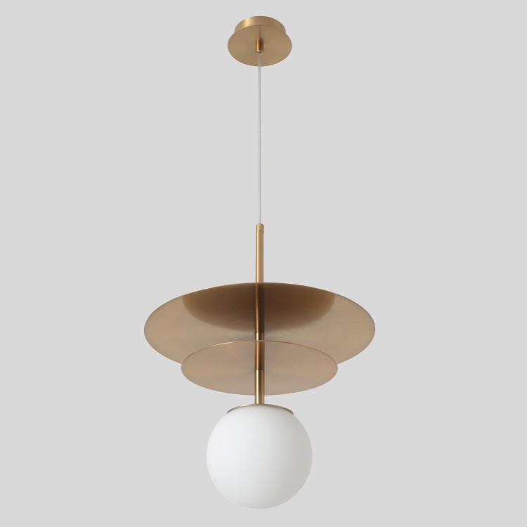 Светильник подвесной Crystal Lux UVA SP1.2 BRASS Светильник подвесной Crystal Lux UVA SP1.2 BRASS