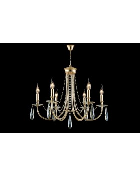 Люстра Crystal Lux VICTORIA SP6 GOLD/AMBER-foto3
