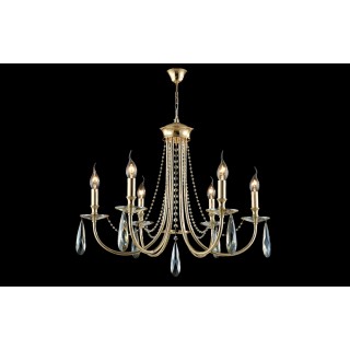 Люстра Crystal Lux VICTORIA SP6 GOLD/AMBER-foto3