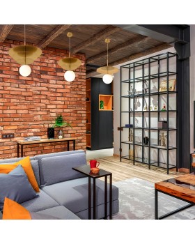 Светильник подвесной Crystal Lux UVA SP1.2 BRASS-foto7