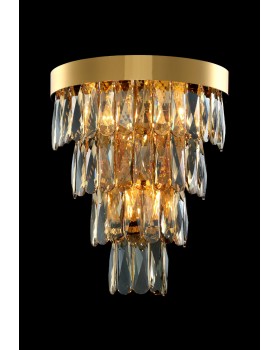 Бра Crystal Lux ABIGAIL AP3 GOLD/AMBER-foto2