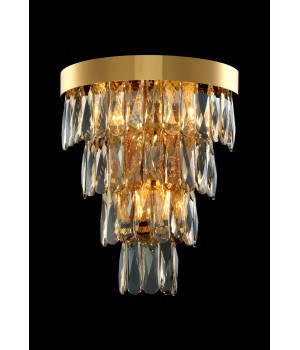 Бра Crystal Lux ABIGAIL AP3 GOLD/AMBER-foto2