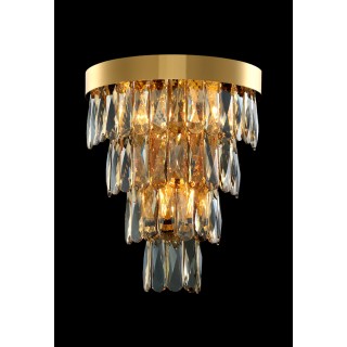 Бра Crystal Lux ABIGAIL AP3 GOLD/AMBER-foto2