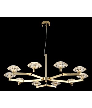 Люстра Crystal Lux REBECA SP10 GOLD-foto2