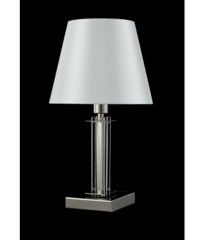 Настольная лампа Crystal Lux NICOLAS LG1 NICKEL/WHITE-foto3