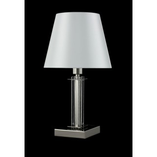 Настольная лампа Crystal Lux NICOLAS LG1 NICKEL/WHITE-foto3