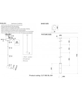 Плафон светильника Crystal Lux CLT 060_00 BL-SH-foto2