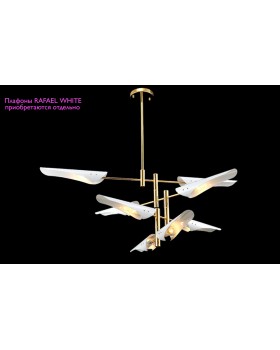 Люстра (без плафонов) Crystal Lux RAFAEL SP8 GOLD-foto4