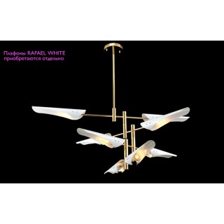 Люстра (без плафонов) Crystal Lux RAFAEL SP8 GOLD-foto4