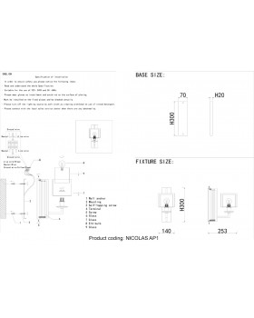 Бра Crystal Lux NICOLAS AP1 NICKEL/WHITE-foto5