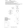 Светильник потолочный Crystal Lux CLT 015C GO