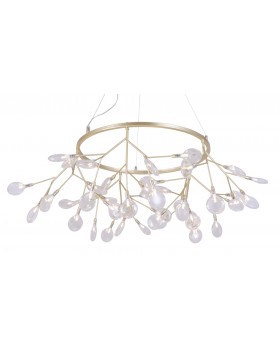 Светильник подвесной Crystal Lux EVITA SP45 D GOLD/TRANSPARENT-foto2