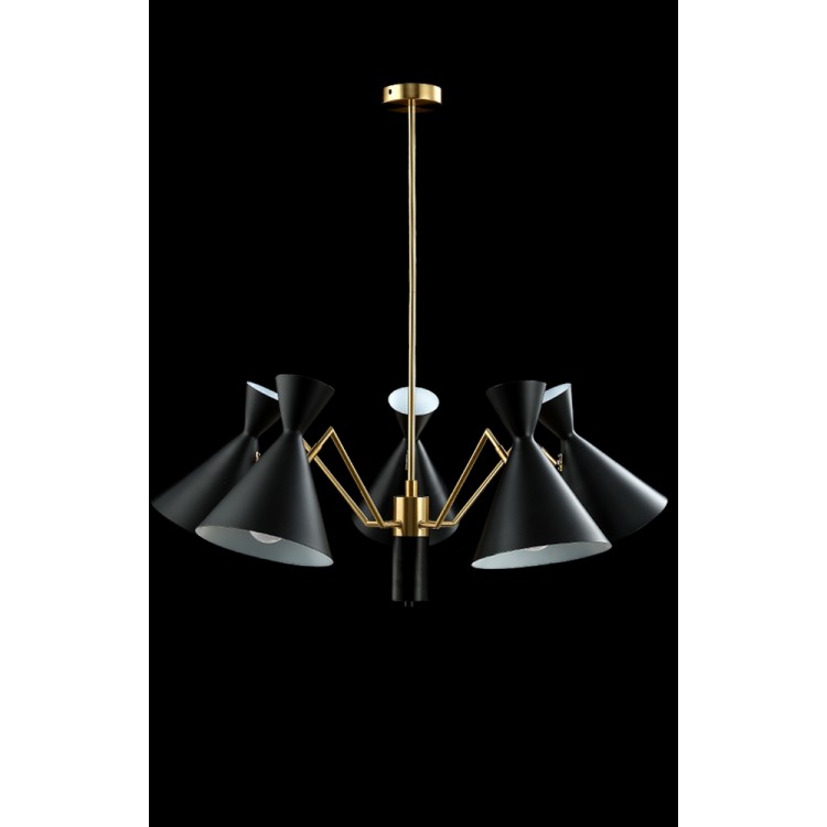 Люстра Crystal Lux JOVEN SP5 GOLD/BLACK