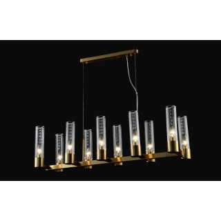 Люстра Crystal Lux OTONO SP10 L980 BRASS/TRANSPARENTE-foto4