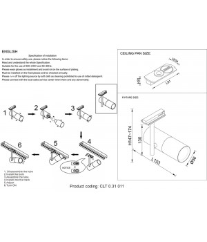 Светильник трековый однофазный Crystal Lux CLT 0.31 011 BL-foto3